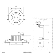 EVN Lichttechnik - Downlight/Strahler/Flutlicht LED Downlight schwenkbar P65130102 dimmbar, IP65
