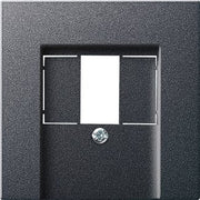 Gira - Einsatz/Abdeckung für Kommunikationstechnik Zentralplatte TAE anth 027628 System55
