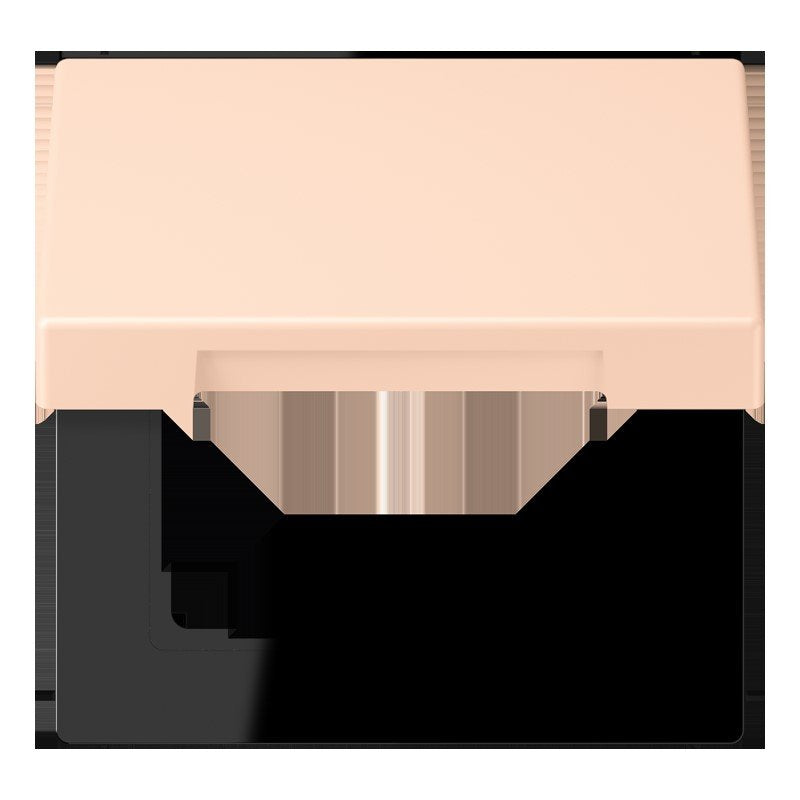 Jung - Abdeckrahmen Klappdeckel m. Stellfeder LC 990 BFKL 228 rose pale