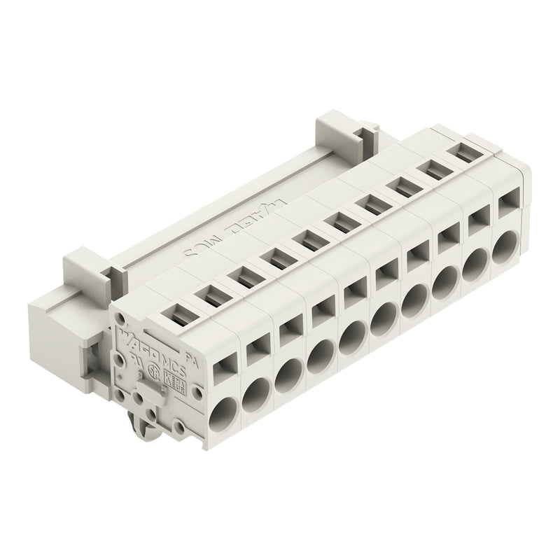 WAGO - Kabelsteckverbinder für Leiterplattensteckverbinder 1-Leiter-Stiftleiste 721-610/018-000 CAGECLAMP,2,5mm²,lgr − 50 Stück