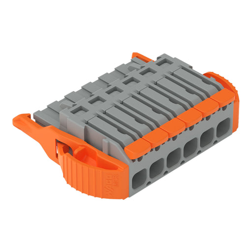 WAGO - Kabelsteckverbinder für Leiterplattensteckverbinder 1-Leiter-Federleiste 2231-1106/038-000 Push-in CAGECLAMP,gr − 50 Stück