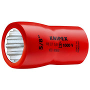 Knipex - Sechskant-Einsatz für Steckschlüssel Steckschlüsseleinsatz 98 37 3/4" Innenvierk. 3/8 Zoll