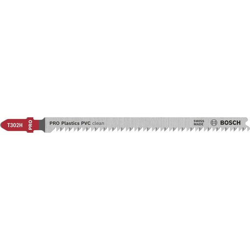 Bosch - Stichsägeblatt PRO Plastics PVC clean 2608667447 T302H Stichsägeblatt