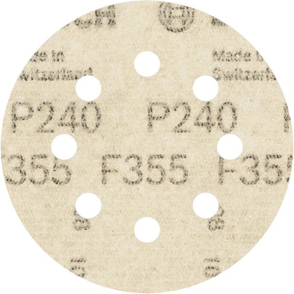 Bosch - Schleifpapier/Schleifvlies PRO F355 Schleifblatt, 115 2608605561 mm, 240, 5-tlg
