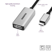 MARMITEK - Zubehör/Ersatzteile für Unterhaltungselektronik Adapter USB Typ C MARMITEK ConUSB-C/HD zu HDMI