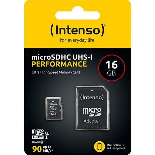 Intenso - Speichermedium digital microSDHC Card 16GB 3424470 PerformClass10,U1