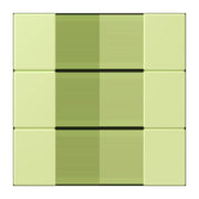 Jung - Abdeckung/Bedienelement für Installationsschalterprogramme Tastensatz 3fach LC 503 TSA 222 vert jaune clair