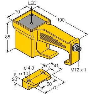 Turck - RFID-Lesegerät Schreib-/Lesekopf HT-IDENT-H1147
