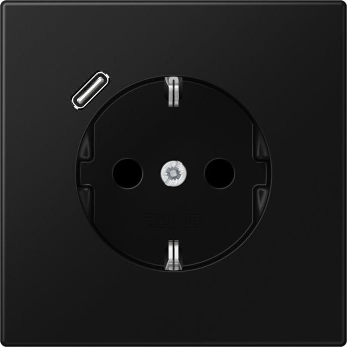 Jung - Steckdose SCHUKO Steckdose LS 1520-18 C SWM mit USB Typ C