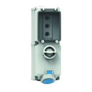 Bals Elektrotech - CEE-Steckdose abschaltbar, abgesichert (IEC 60309) Wandsteckdose abschaltbar 17034 abgesichert 16A 4p