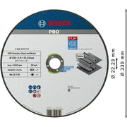 Bosch - Trenn-/Schleifscheibe PRO Stainless Steel and 2608619773 Metal Trennscheibe