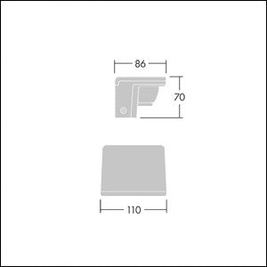 Thorn - Decken-/Wandleuchte LED-Wandstrahler RAA S 1L35 #96631790 3000K