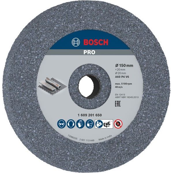 Bosch - Trenn-/Schleifscheibe PRO Metal Schleifscheibe, 1609201650 150 x 20 x 20 mm G60
