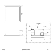 EVN Lichttechnik - Decken-/Wandleuchte LED-Einbaupanel BPTU62300102