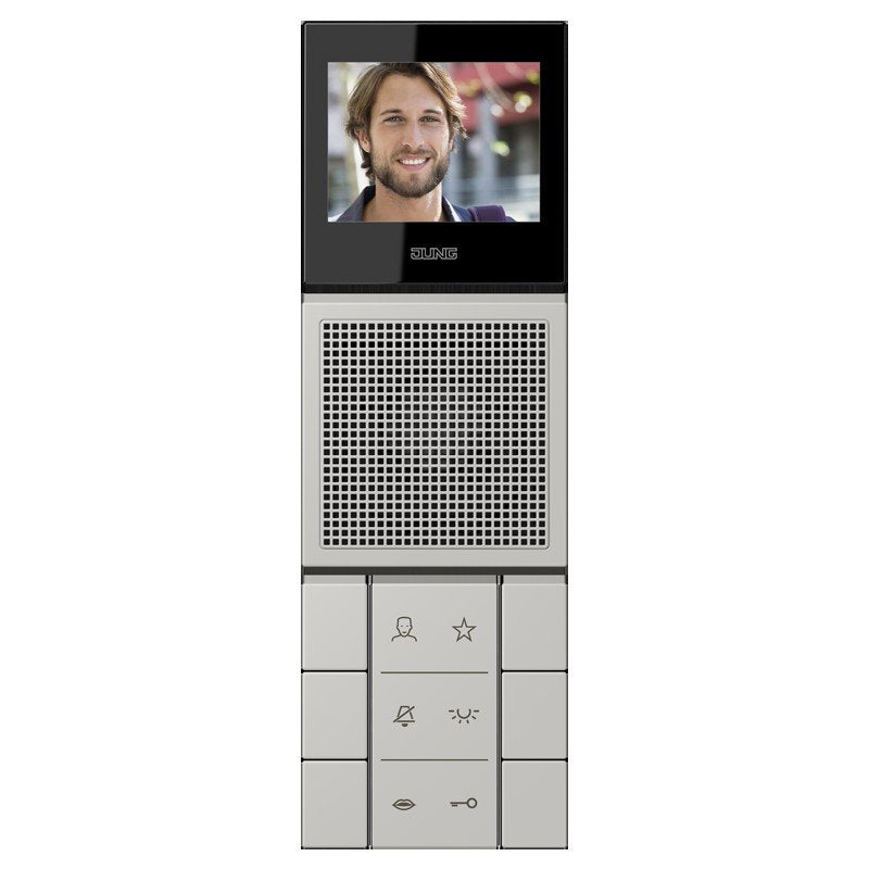 Jung - Innenstation für Türkommunikation SIB Video-Innenstation SI VI LC 627 205 LS 32013