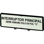 Eaton - Zubehör/Ersatzteile für Niederspannungs-Schalttechnik Träger mit Schild ZFS77-T0 T0 T3 P1 48x17mm
