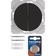 Berker - Bussystem-Hand-/Wandsender KNX-Funk Wandsender 2fach 85656231 schwarz glänzend