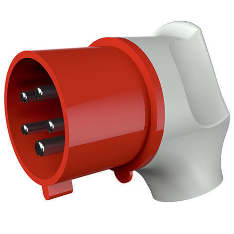 Mennekes - CEE-Stecker (IEC 60309) Winkelstecker 3266 32A,5p,6h,400V,IP44
