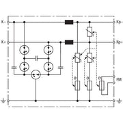 DEHN - Kombi-Ableiter für Informations-/MSR-Technik Kombi-Ableiter BVT KKS ALD 75 Blitzductor VT