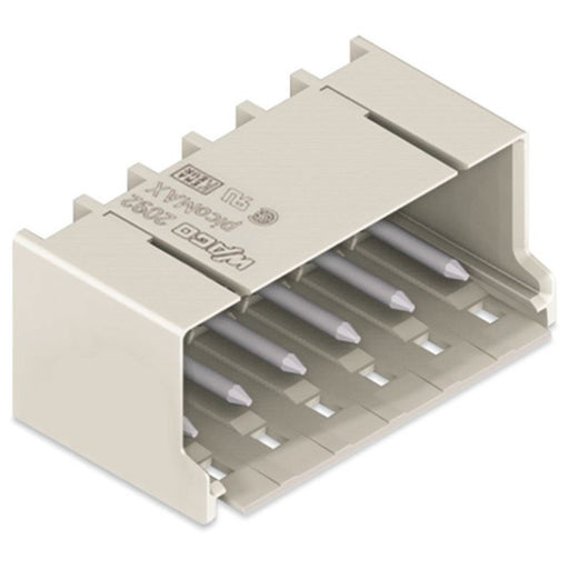 WAGO - Leiterplattensteckverbinder THT-Stiftleiste Lötstift 2092-1426 1,4mm,abgew.,llgr − 100 Stück