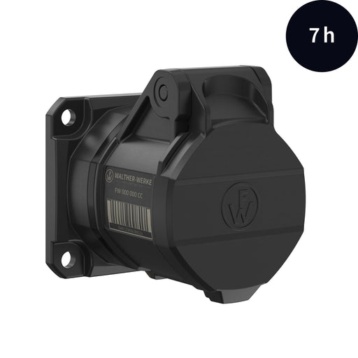 Walther Werke - CEE-Anbausteckdose (IEC 60309) CEE NEO Anbaudose FW412307CC gerade 1 6A 3P 7h