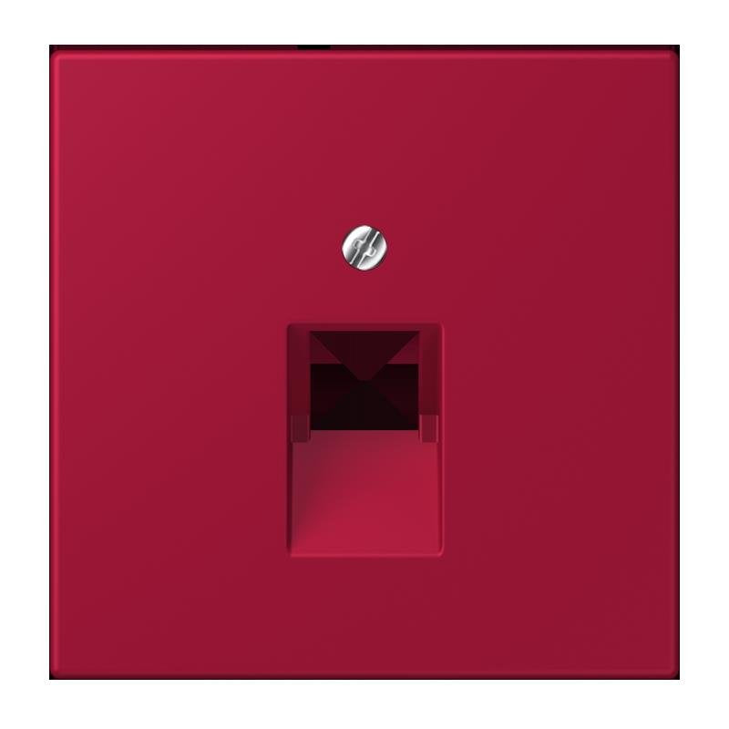 Jung - Einsatz/Abdeckung für Kommunikationstechnik Abdeckung für IAE/UAE LC 969-1 UA 229 rouge carmin