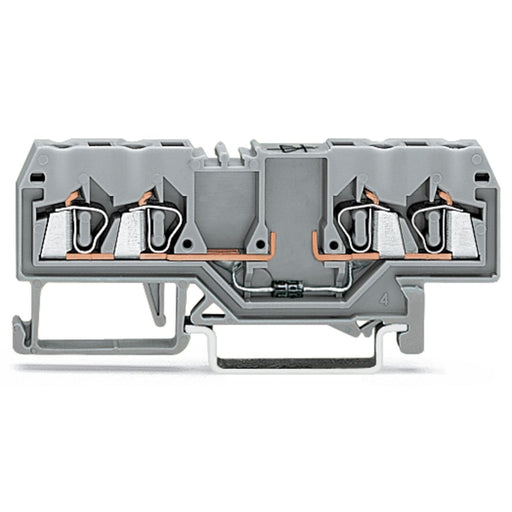 WAGO - Bauelement-Reihenklemme Diodenklemme 280-815/281-411 4-Leiter − 100 Stück