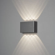 Gnosjö Konstsmide AL - Decken-/Wandleuchte LED-Wandleuchte 7865-370 Chieri 4x2 anthrazit