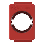 WAGO - Zubehör/Ersatzteile für steckbare Gebäudeinstallation Snap-In-Rahmen 897-2105 Kunststoffrohre,rt − 12 Stück