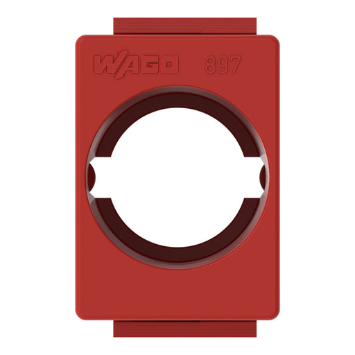 WAGO - Zubehör/Ersatzteile für steckbare Gebäudeinstallation Snap-In-Rahmen 897-2105 Kunststoffrohre,rt − 12 Stück