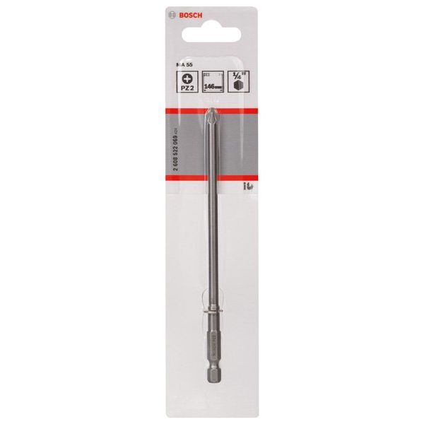 Bosch - Bit Schrauberbit Extra-Hart PZ 2608522069 2, 145 mm, 1er-Pack