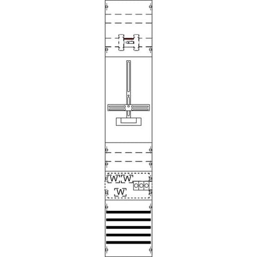 Striebel&John - Zählerfeld Mess-u.Wandlerfeld KA4296 kpl. BH5-1FB