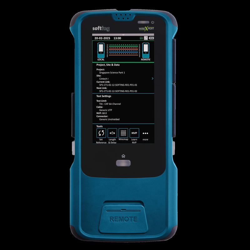 Softing IT - Mess-/Testgerät für Kommunikationstechnik WireXpert MP C8 Inzahl. 230004 f.Fremdger.(Tradeln) − 1 Stück