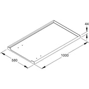 Niedax - Auffangwanne W-AW 44X580X1000 E3 44x580x1000mm