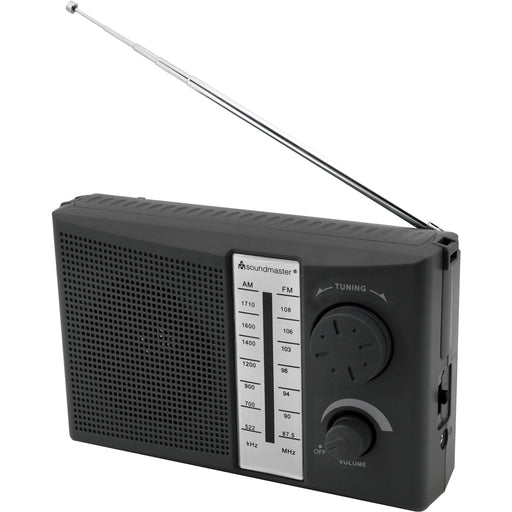 Soundmaster - Radio UKW/MW Kofferradio TR490SW sw Netz/Batteriebetrieb − 2 Stück