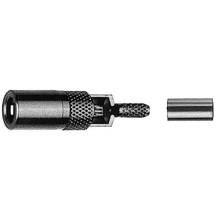 Telegärtner - Koax-Steckverbinder SSMB-Kabelbuchse cr AU 100024921 RG178B/U, RG196A/U − 5 Stück
