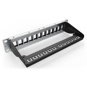 DIGITUS - Frontpanel/Patchpanel leer (Schaltschrank) Patchpanel Modular DN-91420 10 Zoll 1HE