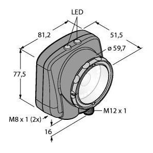 Turck - Kamera für Überwachungssystem Bild Sensor IVU2PTGX08 Bildverarbeitung