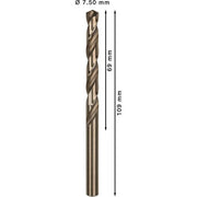 Bosch - Bohrer PRO Stainless Steel HSS-Co 2608585893 Spiralbohrer 7,5 x
