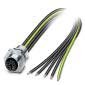 Phoenix Contact - Rundsteckverbinder, feldkonfektionierbar (Industriesteckverbinder) Einbausteckverbinder SACC-E-M12FS#1415292