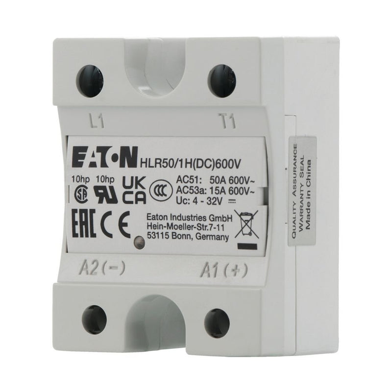 Eaton - Halbleiterrelais Halbleiterrelais, Hockey HLR50/1H(DC)600V Puck, 1-phasig, 50 A