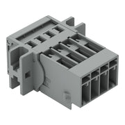 WAGO - Ein- und mehrpolige Klemmenleiste 1-Leiter-Stiftleiste 769-604/002-000 CAGECLAMP,4mm²,gr − 50 Stück