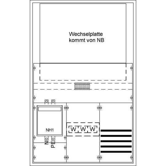 Striebel&John - Zähler-Komplettschrank Mess-u.Wandlerschrank KS4218 für WP 3/4