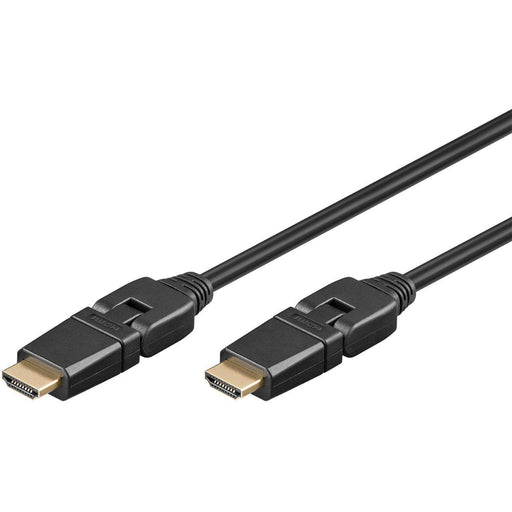 Goobay - Konfektioniertes A/V-Kabel High Speed HDMI-Kabel 61289 360°,Ethernet,4K,60H