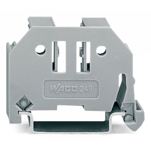 WAGO - Endklammer/-halter für Reihenklemme Endklammer 249-117 10mm breit grau − 25 Stück