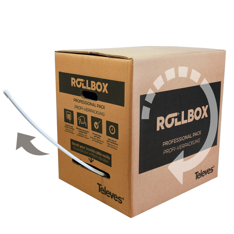 Televes - Koaxialkabel Koaxkabel SK6Fplus-B SP250 1,0/4,6mm  − 250 Meter