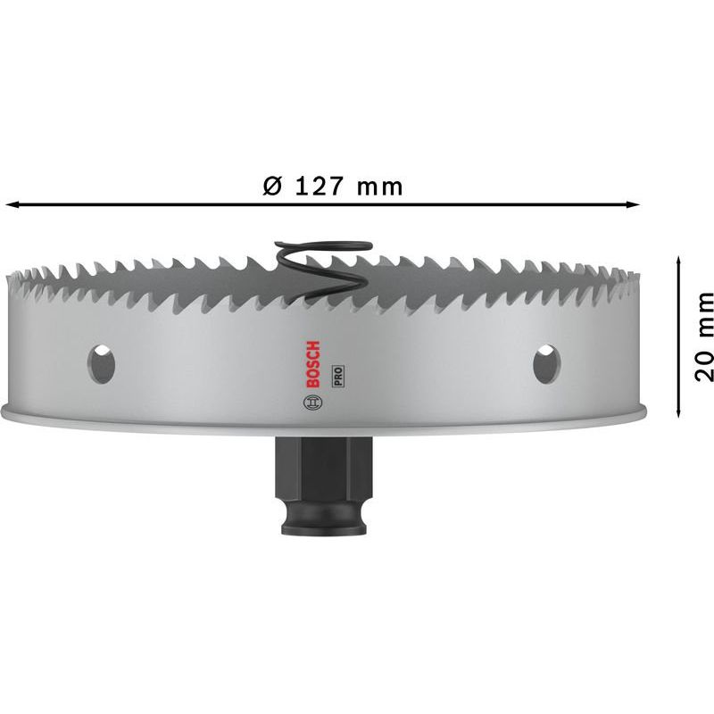 Bosch - Lochsäge PRO Sheet Metal PC Plus 2608594471 Lochsäge, 127 mm