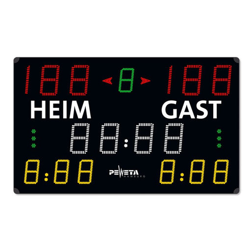 Peweta - Uhr Spielergebnis-Anzeigetafel 24.676.321 HEIM und GAST