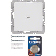 Berker - Bussystem-Hand-/Wandsender KNX-Funk Wandsender 1fach 85655229 polarweiß samt