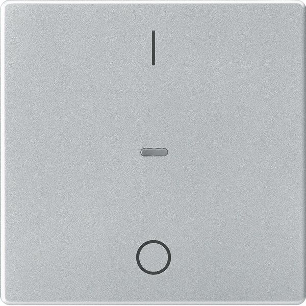 Berker - Abdeckung/Bedienelement für Installationsschalterprogramme Abdeckung Tastsensor-Modul 80962221 1-fach alu